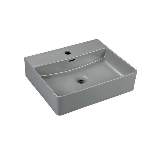 Wastafel Best Design Flaago Rechthoek 50 cm Mat Grijs, Doe-het-zelf en Verbouw, Sanitair, Overige typen, Nieuw, Ophalen of Verzenden
