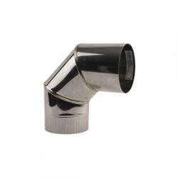 Enkelwandig rookkanaal 125mm met strakke gladde aansluiting, Huis en Inrichting, Kachels, Ophalen of Verzenden
