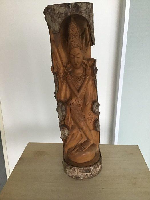 Hout - Onbekend - Eind 20e eeuw, Antiek en Kunst, Kunst | Niet-Westerse kunst