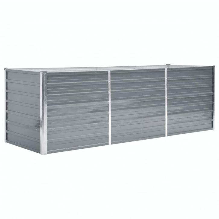 Plantenbak Verhoogd 240cm Gegalvaniseerd - Retourdeal Voo..., Tuin en Terras, Bloembakken en Plantenbakken, 60 cm of meer, 100 cm of meer