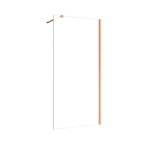 Inloopdouche 100x200 8mm Nano glas Copper serie Silvio, Doe-het-zelf en Verbouw, Sanitair, Verzenden