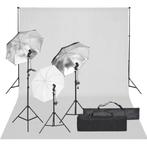 vidaXL Fotostudioset met verlichtingsset en achtergrond, Audio, Tv en Foto, Fotografie | Fotostudio en Toebehoren, Verzenden, Nieuw