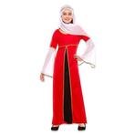 Middeleeuwse rode jurk kind, Nieuw, Feestartikel, Verzenden
