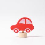 Grimms - Houten Steker Rode Auto, Nieuw