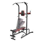 Complete thuisfitnessbank met pull-up bar en buikspiertra..., Ophalen of Verzenden, Nieuw