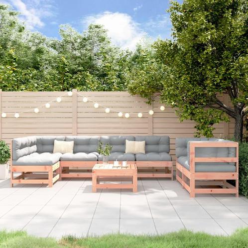 vidaXL 8-delige Loungeset massief douglashout, Tuin en Terras, Tuinsets en Loungesets, Loungeset, Nieuw, 8 zitplaatsen, Verzenden