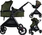 Ding Liam Forest Green 3-in-1 Combi Kinderwagen Incl., Verzenden, Nieuw