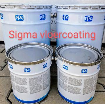 160m2(20L) 2K Epoxy Garagevloer coating - Betoncoating Verf beschikbaar voor biedingen