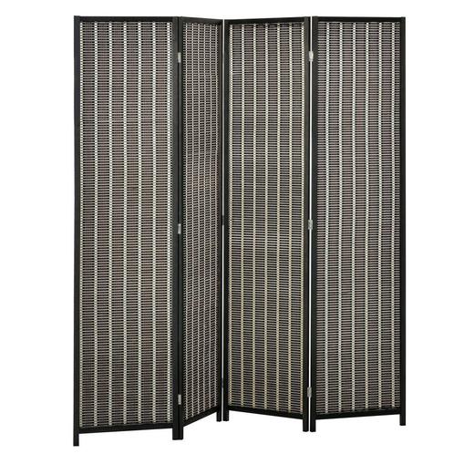 TRUUSK Bamboe Kamerscherm 180x180 cm - 4-delig - Opvouwbaar, Huis en Inrichting, Woonaccessoires | Kamerschermen, Nieuw, Verzenden