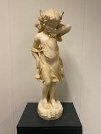 Adolfo Cipriani (1880-1930) - sculptuur, Meisje met roos -, Antiek en Kunst