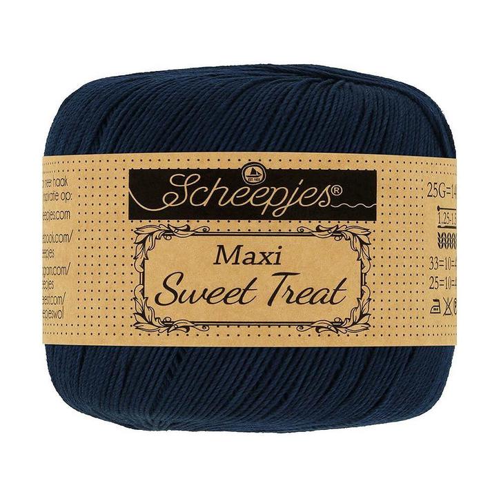Scheepjes Maxi Sweet Treat - 124 ultramarine - Gemercerise, Hobby en Vrije tijd, Breien en Haken, Ophalen of Verzenden