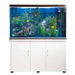 Aquarium 300 L Wit starterset inclusief meubel - blauw grind, Verzenden, Nieuw