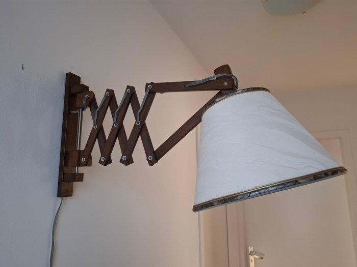 Schaarlamp - Hout - Schaarlamp, Antiek en Kunst, Kunst | Designobjecten