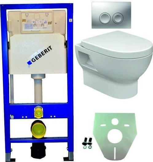 Geberit UP 100 +Mercurius wc+zitting+Delta 21 matchroom, Doe-het-zelf en Verbouw, Sanitair, Nieuw, Verzenden