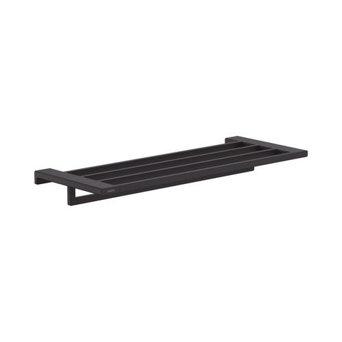 Handdoekrek Met Handdoekhouder HansGrohe AddStoris Mat Zwart, Doe-het-zelf en Verbouw, Sanitair, Bad, Nieuw, Ophalen of Verzenden