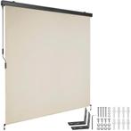 Zonnescherm Eloise met 2 wandhouders - 180 x 250 cm, beige, Verzenden, Nieuw