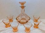 Drankservies (8) - Glas - Likeurset in Art Deco-stijl, Antiek en Kunst