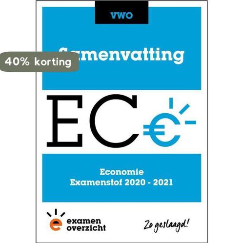 ExamenOverzicht - Samenvatting Economie VWO 9789493190320, Boeken, Schoolboeken, Gelezen, Verzenden