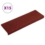 Rode Trapmatten 15 stuks 65cm | OP = OP!, Ophalen of Verzenden, Nieuw, Rood, Tapijt