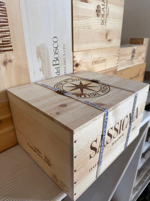 2022 Tenuta San Guido, Sassicaia - Bolgheri DOC - 6 Flessen, Verzamelen, Wijnen