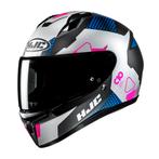 HJC C10 Aspa Zwart Roze Blauw Zilver Integraalhelm, Motoren, Kleding | Motorhelmen, Nieuw met kaartje, XS, HJC, Integraalhelm
