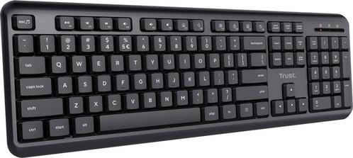 Trust Ody - Draadloos Toetsenbord - Stil - QWERTY - Zwart, Computers en Software, Toetsenborden, Verzenden