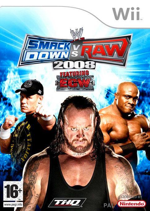 Wii WWE SmackDown vs. Raw 2008, Spelcomputers en Games, Games | Nintendo Wii, Zo goed als nieuw, Verzenden