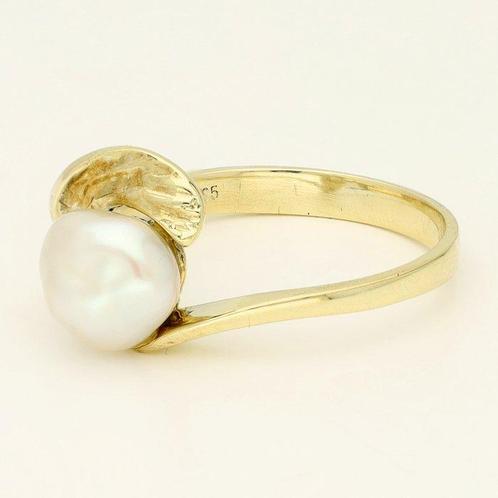 Ring - 14 karaat Geel goud - Parel, Sieraden, Tassen en Uiterlijk, Ringen
