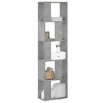 vidaXL Boekenkast 5-laags 45x23,5x162,5 cm bewerkt hout, Huis en Inrichting, Kasten | Boekenkasten, Verzenden, Nieuw, Overige houtsoorten