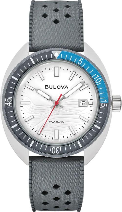 Bulova 98B449 Performance Snorkel Great White horloge, Sieraden, Tassen en Uiterlijk, Horloges | Heren, Polshorloge, Nieuw, Overige merken