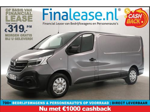 Renault Trafic 2.0 dCi L2H1 Airco Cruise Navi PDC LED €319pm, Auto's, Bestelauto's, Lease, Handgeschakeld, Diesel, Renault, Zilver of Grijs