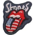 The Rolling Stones - Tongue Flag patch officiële merchandise, Verzamelen, Ophalen of Verzenden, Nieuw, Kleding