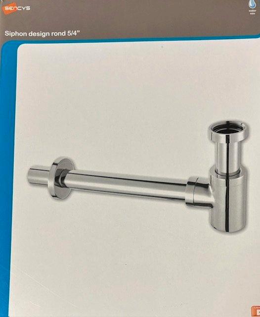 Sencys - Sencys Sifon Design 5/4 Chroom, Doe-het-zelf en Verbouw, Sanitair, Nieuw, Ophalen of Verzenden