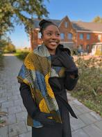 Warme Sjaal met Afrikaanse print Unisex - Groene Concentric, Kleding | Dames, Ophalen of Verzenden, Nieuw