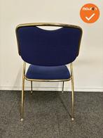 Brunner Vergaderstoel - Blauwe stoffering, Vergader- of Presentatieruimte, Ophalen of Verzenden, Gebruikt, Stoel