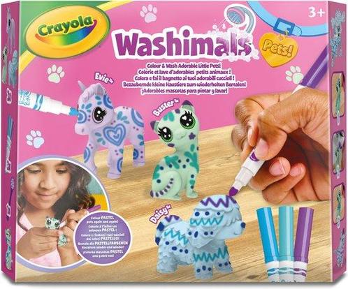 Crayola - Washimals - Hobbypakket - Pets Navulset Met 3, Hobby en Vrije tijd, Knutselen, Zo goed als nieuw, Ophalen of Verzenden