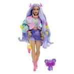 Barbie Extra Pop - Paars haar (Barbie Poppen, Poppen), Kinderen en Baby's, Speelgoed | Poppen, Nieuw, Ophalen of Verzenden, Barbie