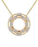 Halsketting - 14 karaat Geel goud - 0.62ct. tw. Diamant, Nieuw