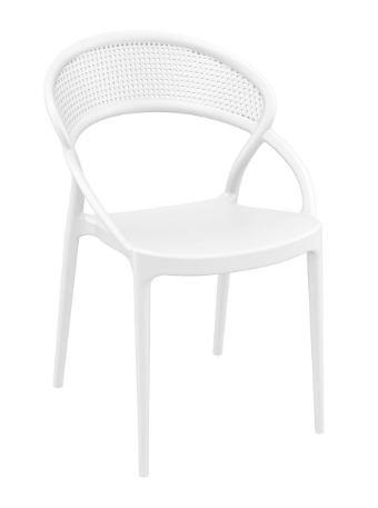 Tuinstoel - Sunset - Wit - Siesta Exclusive, Tuin en Terras, Tuinstoelen, Verzenden