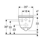 Wandcloset Geberit iCon Diepspoel Rimless Mat Wit, Doe-het-zelf en Verbouw, Sanitair, Ophalen of Verzenden, Nieuw