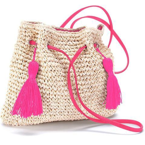 Lascana Schoudertas Strandtas van papierstro, handtas,, Sieraden, Tassen en Uiterlijk, Tassen | Damestassen, Nieuw, Verzenden
