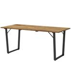 TRUUSK Tuintafel Hout 175x80 Cm Weerbestendig Balkontafel Me, Verzenden, Nieuw
