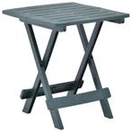 vidaXL Tuintafel inklapbaar 45x43x50 cm kunststof groen, Tuin en Terras, Verzenden, Nieuw, Kunststof