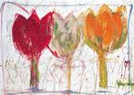 Kunstdruk Ursula Meyer-Petersen - 3 Tulips 70x50cm, Verzenden, Nieuw