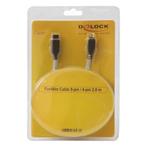 Delock Firewire kabel - Firewire 9-pins (m) - Firewire, Computers en Software, Pc- en Netwerkkabels, Verzenden, Nieuw