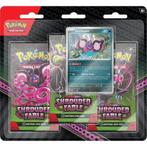 Pokemon Shrouded Fable 3-Pack Booster Blister – Pecharunt, Verzenden, Nieuw