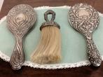 Edwardiaans Toiletset (3) - .925 zilver - instelling oude, Antiek en Kunst