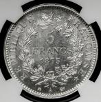 Frankrijk. 5 Francs 1873 - NGC MS63 (A París), Postzegels en Munten