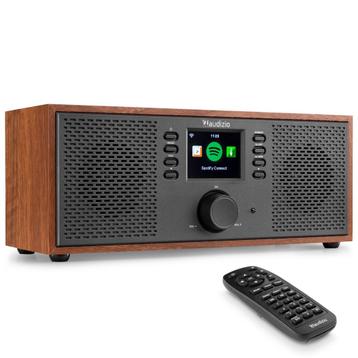 Retourdeal - Audizio Rimini stereo wifi internetradio - Hout beschikbaar voor biedingen