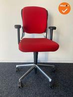 Ahrend 230 bureaustoel - refurbished - medium rug - rode sto, Werkplek, Ophalen of Verzenden, Gebruikt, Stoel